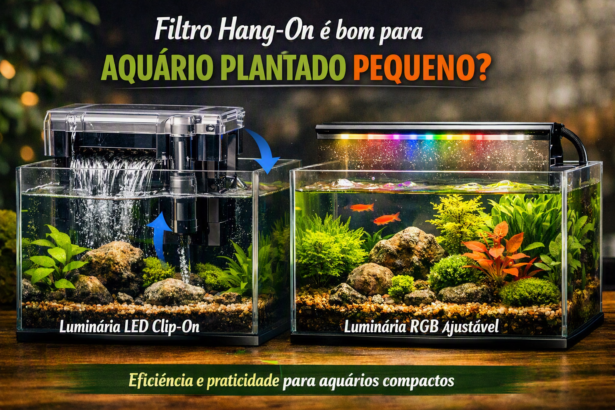 Filtro Hang On é Bom para Aquário Plantado Pequeno