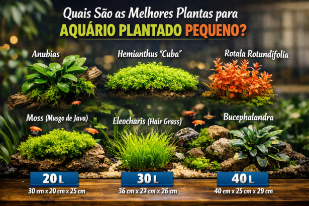 Quais São as Melhores Plantas para Aquário Plantado Pequeno