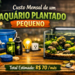 Quanto custa manter um aquário plantado pequeno por mês