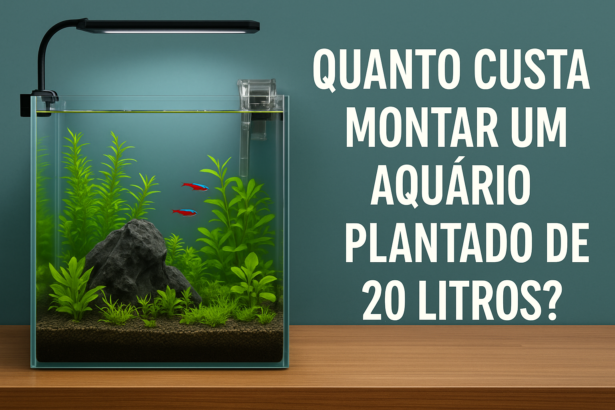 Quanto custa montar um aquário plantado de 20 litros?