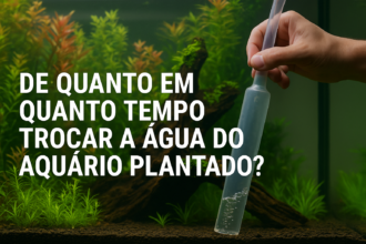 De quanto em quanto tempo trocar a água do aquário plantado?